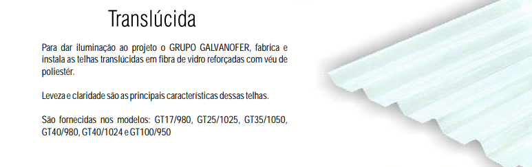 Telhas Translucida