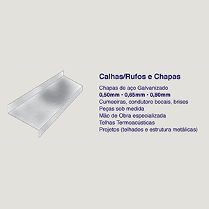 Rufo Chapa Aço Galvanizado