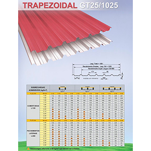 Telha Galvalume Trapezoidal - 1